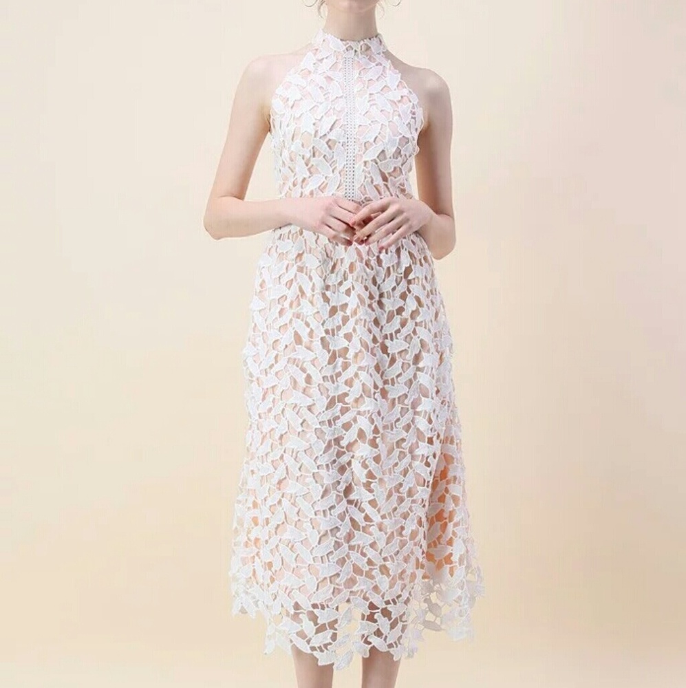 Chicwish Leaf for Elegance Crochet Midi - Picture 3 of 6